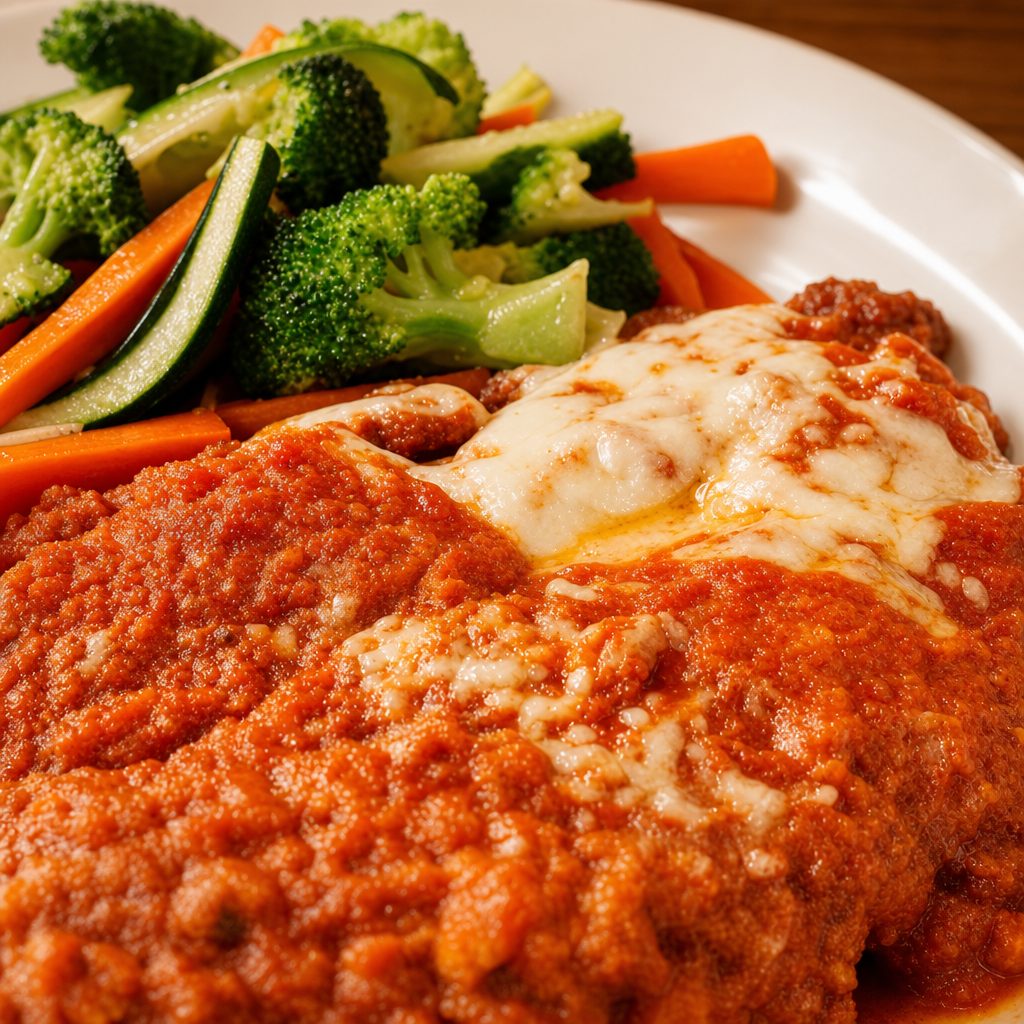 Veal Parmigiana.