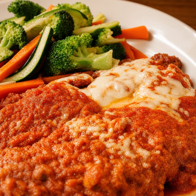 Veal Parmigiana.