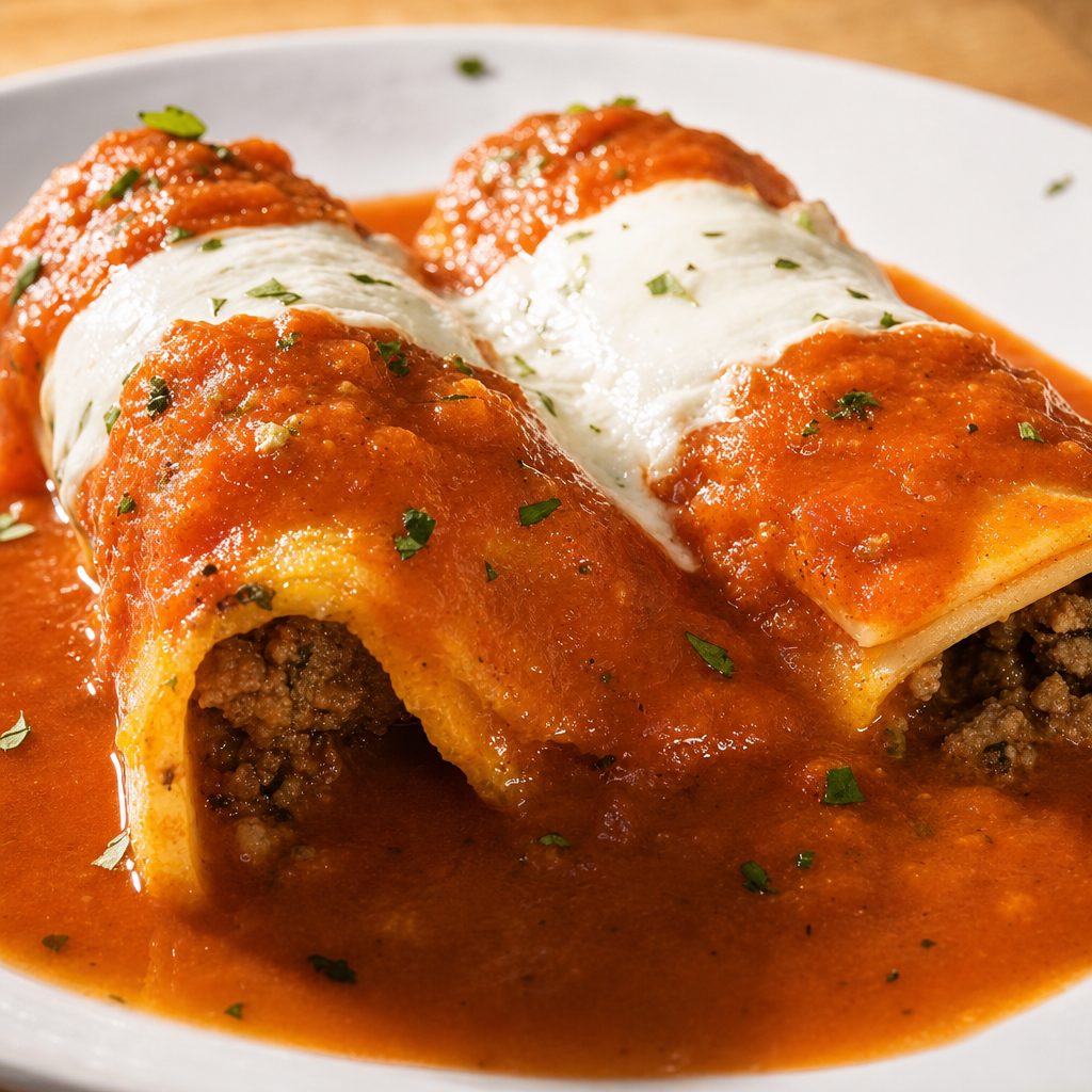 Cannelloni Pasta.