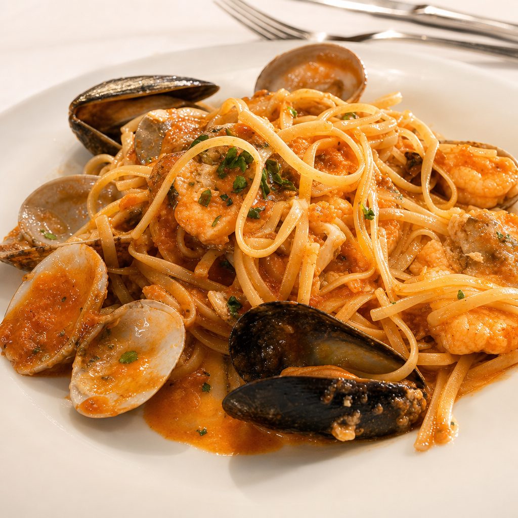 Linguine Pescatore.